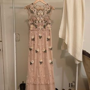 Needle and thread floral prom dress